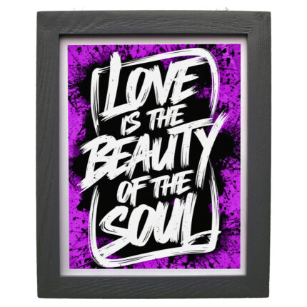 CRAFT N CREATIONS Inspirational Typography Wall Art Print – Black Frame, 30 x 25 cm, Motivational Home & Office Décor